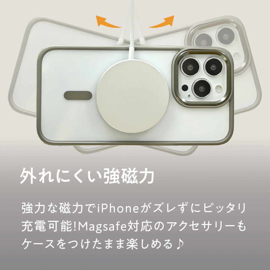 グレイスフルマグセーフ｜大人っぽクリアiPhoneケース【iPhone16対応】