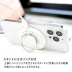 MagSafe対応 3in1 ワイヤレス充電器 iPhone Apple Watch AirPods 15W タイプC スマホリング スタンド機能 両面充電 同時充電 軽量 持ち運び | スマートチャージャー