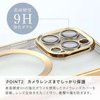 キラッと かわいい 透明 クリア iPhone ケース 韓国 大人可愛い 大人っぽい 推し活   | クリアマグセーフケース りんご堂 カメラレンズ 保護 カバー