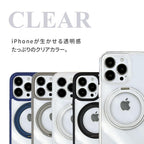 iphone 17 ケース MagSafe対応 強力 マグセーフ対応 ワイヤレス充電対応 リングスタンド スマホリング 落下防止 リング付き 360度回転 360° クリアケース 透明 背面クリア シンプル 推し活 iPhone13 14 15 16  Pro ProMax Plus