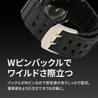 アップルウォッチ バンド 一体型 メンズ ゴルフ スポーツ 44mm 45mm  TPU ｜SOLIDヨロイ アクティブ