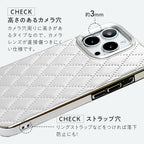 iPhone ケース キルティング デザインが  大人っぽい かわいい 12 13 13 14 15 pro promax レザー | マトラッセケース