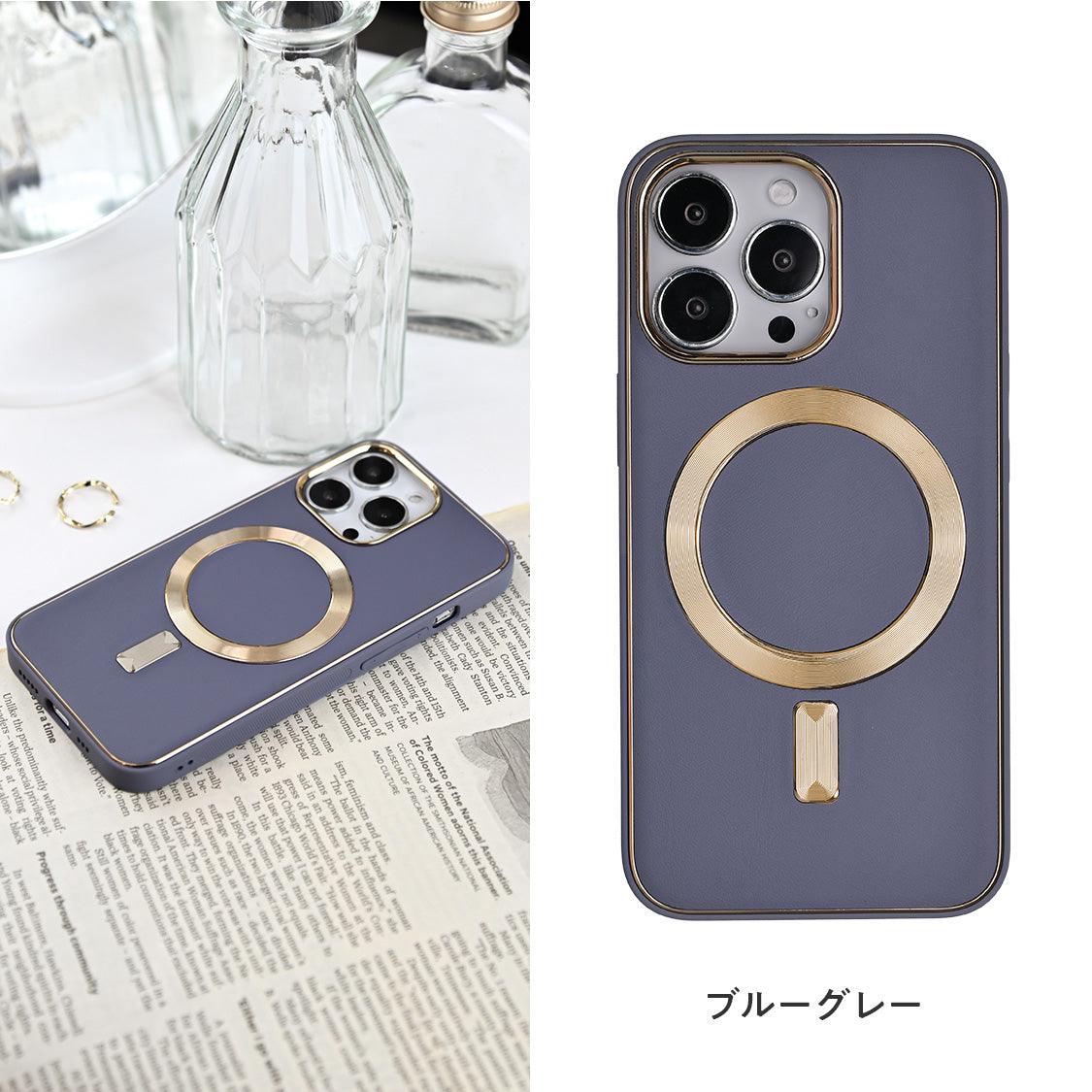 女性におすすめ 大人っぽ おしゃれ iPhone レザー ケース  12 13 14 pro plus promax 【 マグセーフ 対応 】 | レザーマグセーフケース