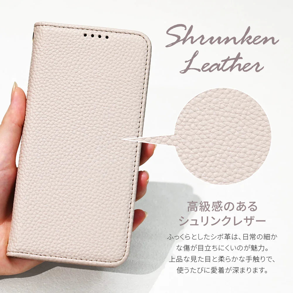 iPhone15【しっとり可愛い】シリーズ対応 手帳型 iPhoneケース MagSafe対応  くすみ |りんご堂 アフィーノ