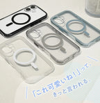 iPhone16 Pro iPhone 16 ケース カバー クリア ソフトケース TPU 耐衝撃吸収 クリア ウェーブ 写真が挟める チェキ トレカ 推し活 オタ活 アイフォン スマホケース りんご堂 Airfeel エアフィール 空気 かわいい ぷっくり 丸い 角 MagSafe マグセーフ