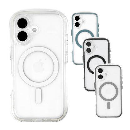 ぷくっとかわいい クリア iPhone ケース 対衝撃 エアー クッション TPU 写真が挟める 推し活 iPhone16 Pro  | Airfeel（エアフィール）