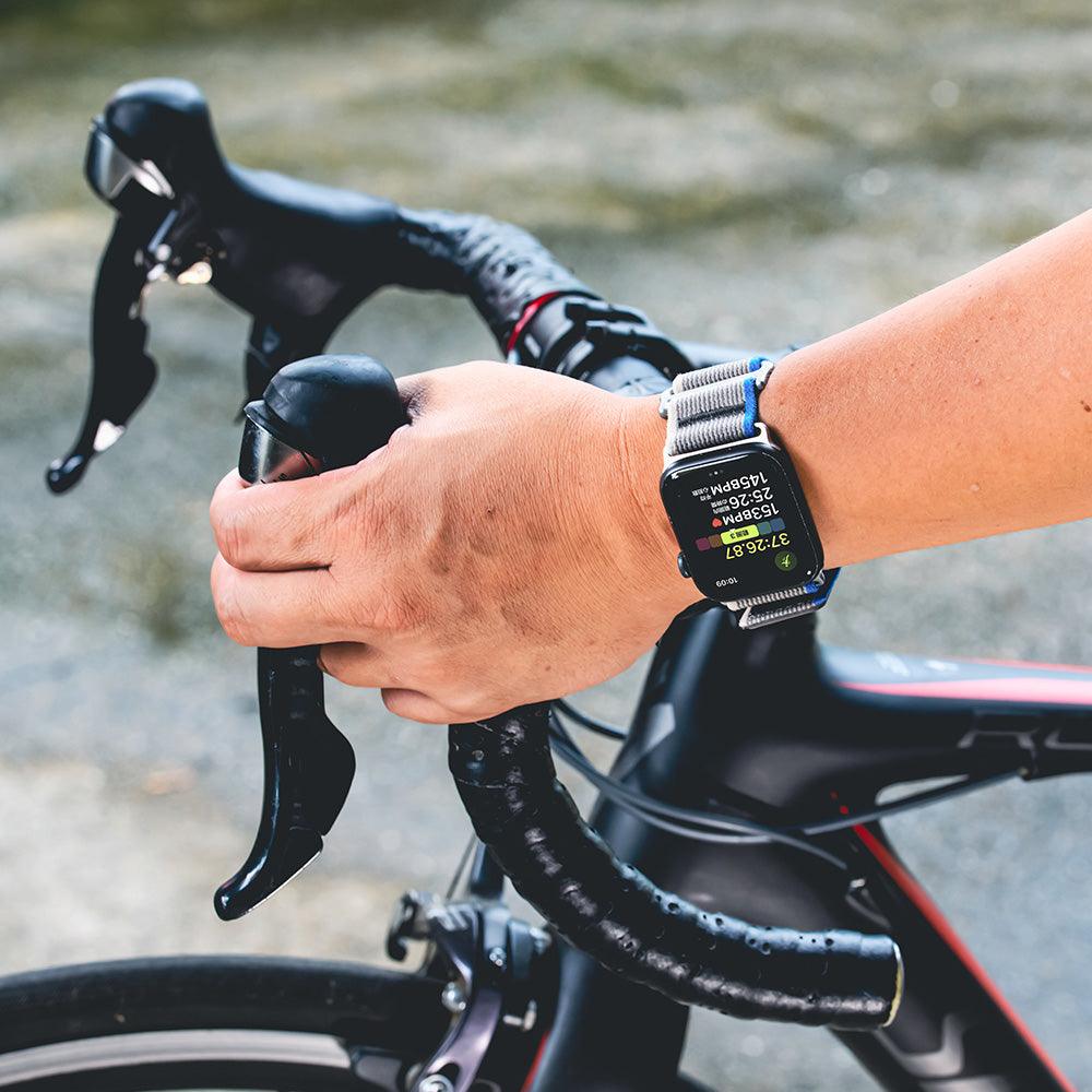 通気性抜群の軽量 軽い 洗える アップルウォッチナイロンバンドAppleWatch （ アップルウォッチ ） ナイロン バンド ジム ランニング マラソン 登山 ハイキング アウトドア スポーツ 女性 男性  |eple アスリートループ 