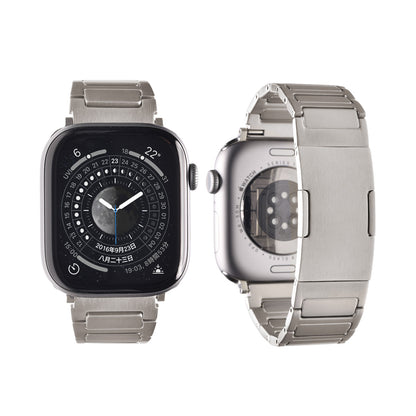 アップルウォッチ バンド ベルト チタン チタニウム 42(series10)/41/40/38mm兼用/49/46/45/44/42(series1.2.3)兼用 高級 applewatchメンズ applewatchバンド  軽い 錆びにくい 傷付きにくい りんご堂 アクシス チタニウム