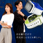 【シリーズ11・SE3・Ultra3 対応】 アップルウォッチ バンド 本革 レザーバンド メンズ ベルト 男性 ホワイト レザー 高級 アップルウォッチレザーバンド 革バンド アップルウォッチベルト アップルウォッチレザーベルト apple watch series ultra@オブラヴァ ブライトレザー