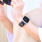 アップルウォッチバンド デニム レザー ベルト アメカジや古着のファッションが好きな人にもおすすめな Apple Watch ベルト かわいい