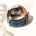 【デニムで魅せる】AppleWatch バンド レディース レザー  @カームデニム
