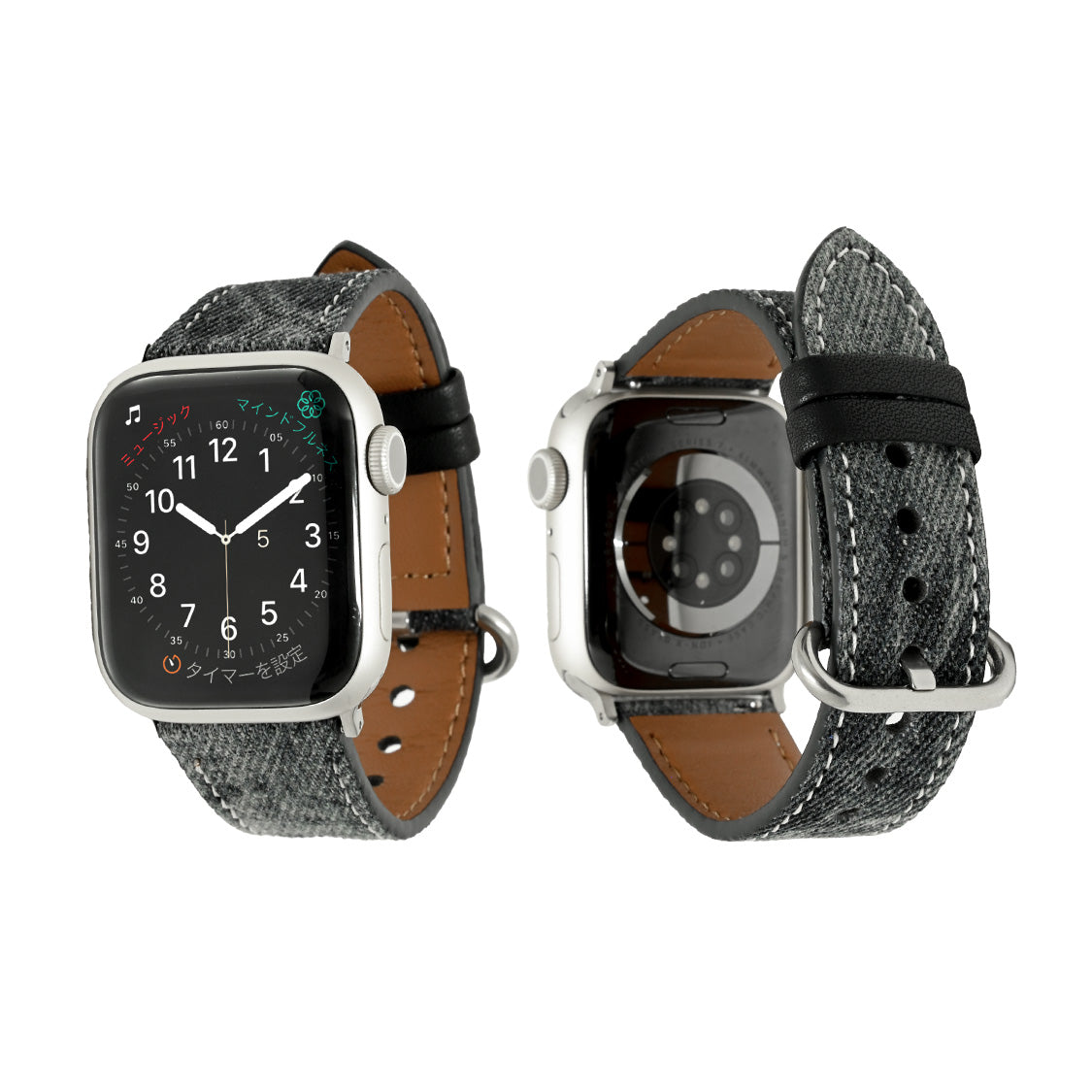 【デニムで魅せる】AppleWatch バンド レディース レザー  @カームデニム