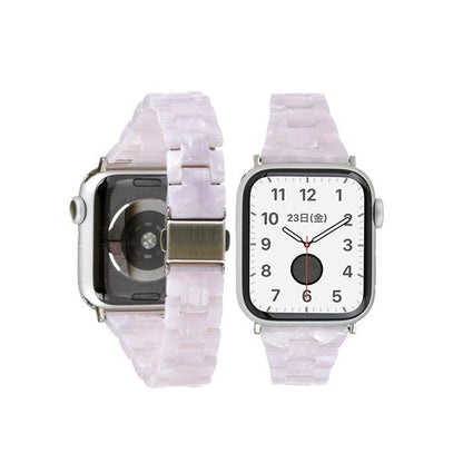 女性に人気なかわいい樹脂製のアップルウォッチバンド スリムなので手首が華奢に見える AppleWatch スリム樹脂製バンド レディース  | キャンディスリム