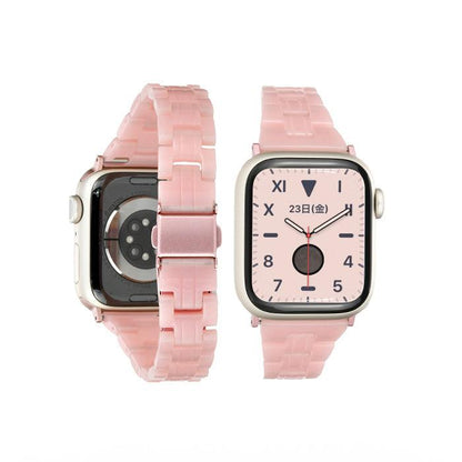 女性に人気なかわいい樹脂製のアップルウォッチバンド スリムなので手首が華奢に見える AppleWatch スリム樹脂製バンド レディース  | キャンディスリム