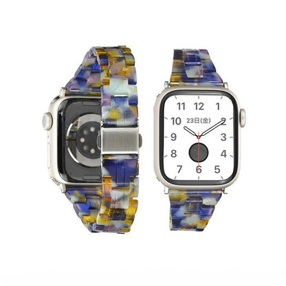 女性に人気なかわいい樹脂製のアップルウォッチバンド スリムなので手首が華奢に見える AppleWatch スリム樹脂製バンド レディース  | キャンディスリム