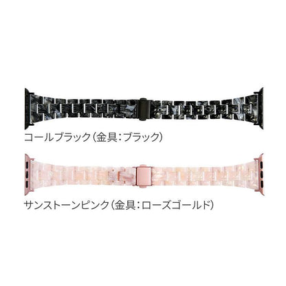 女性に人気なかわいい樹脂製のアップルウォッチバンド スリムなので手首が華奢に見える AppleWatch スリム樹脂製バンド レディース  | キャンディスリム