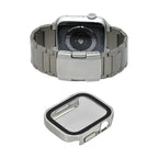 チタン アップルウォッチ バンド  メンズ  高級 ベルト Apple Watch ビジネス  傷が付きにくい【シリーズ11・SE3・Ultra3対応】   |  SOLIDチタンEX（エグゼクティブ）