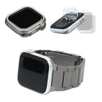 チタン アップルウォッチ バンド  メンズ  高級 ベルト Apple Watch ビジネス  傷が付きにくい【シリーズ11・SE3・Ultra3対応】   |  SOLIDチタンEX（エグゼクティブ）