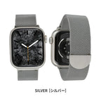 アップルウォッチ バンド  メッシュ 快適 通気性 のある ミラネーゼタイプ  【シリーズ11・SE3対応】 | ステンレス メッシュ