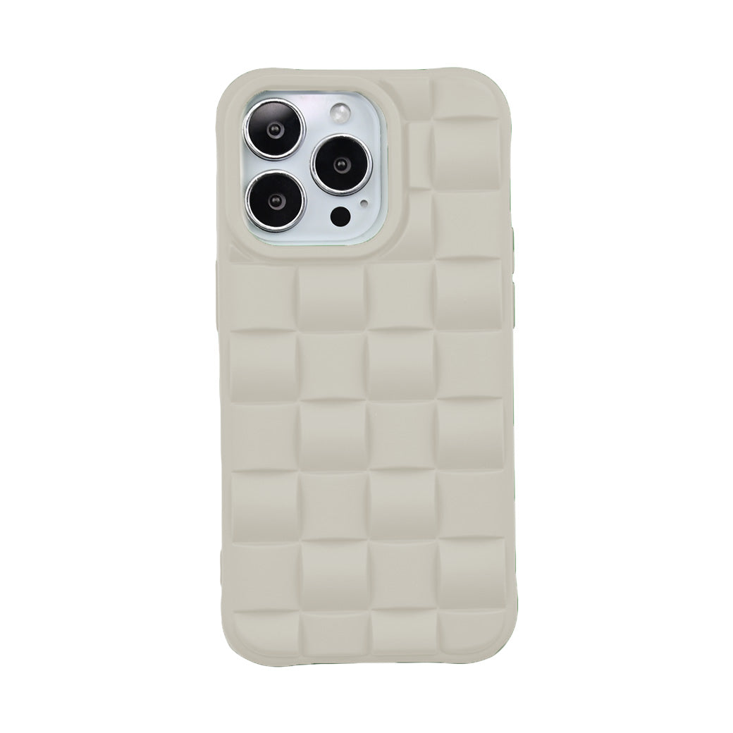 iPhoneケースバータイプシリコンホワイト