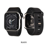 【最高級フッ素ゴム】Apple Watch バンド メンズ  スポーツ シリコン ラバー 蓄光  45mm 44mm （アップルウォッチ ベルト）｜ SOLID FFKMドット