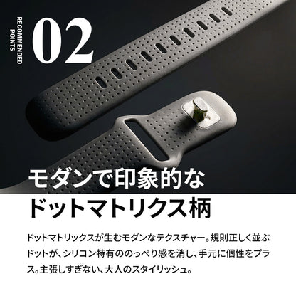 SOLID FFKM ドット｜アップルウォッチバンド