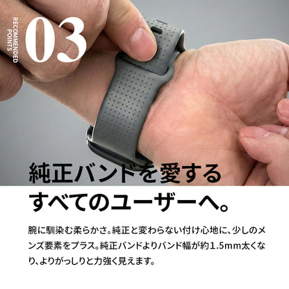 SOLID FFKM ドット｜アップルウォッチバンド