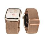 ソロループ コンパチブル Apple Watch バンド 41mm 40mm 38mm 編み込み ナイロン ゴム ストラップ スポーツループ リストバンド女性 男性 伸縮性 ブレスレット おしゃれ 蒸れない かぶれない 人気  睡眠 アップルウォッチ バンド 46mm 42mm 49mm 44mm 45mm 44mm シリーズ 10 9 8 7 SE 6 5 4 3 2 1  りんご堂 イージーバンド ピンクベージュ