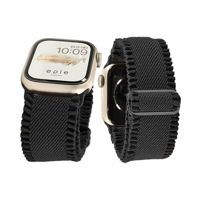 【快適で可愛い】AppleWatch バンド レディース 蒸れにくい かわいい 花 フリル ナイロン @イージーバンドSweet