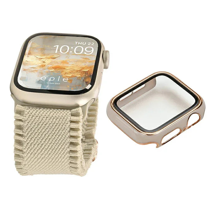 【快適で可愛い】AppleWatch バンド レディース 蒸れにくい かわいい 花 フリル ナイロン | イージーバンドSweet
