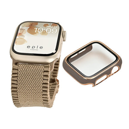 【シリーズ11・SE3対応】蒸れない Apple Watch バンド かわいい ナイロン 素材の アップルウォッチ ベルト フリル 花柄   レディース 金属アレルギー 38mm 40mm 42mm 44mm 45mm 46mm 49mm 10/9/8/7/6/5/4/3  | イージーバンドSweet