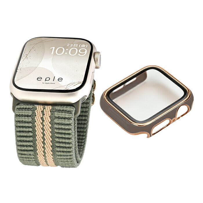 【シリーズ11・SE3対応】蒸れない Apple Watch バンド かわいい ナイロン 素材の アップルウォッチ ベルト フリル 花柄   レディース 金属アレルギー 38mm 40mm 42mm 44mm 45mm 46mm 49mm 10/9/8/7/6/5/4/3  | イージーバンドSweet