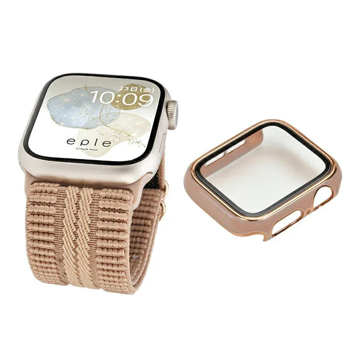 【快適で可愛い】AppleWatch バンド レディース 蒸れにくい かわいい 花 フリル ナイロン | イージーバンドSweet