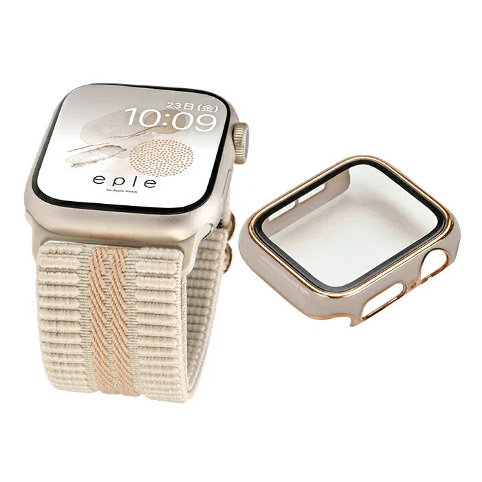 【快適で可愛い】AppleWatch バンド レディース 蒸れにくい かわいい 花 フリル ナイロン | イージーバンドSweet