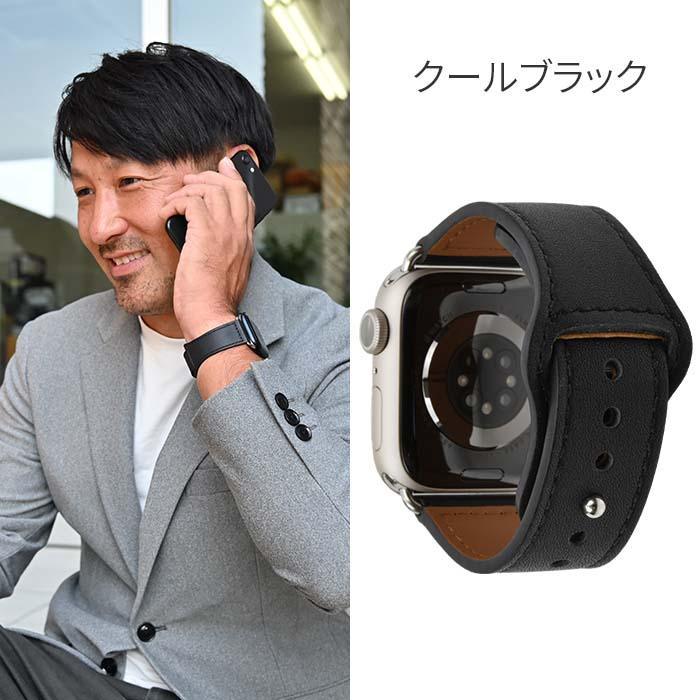 アップルウォッチ バンド 革 レザー バンド ｜eple スマートレザーバンドプレミアム
