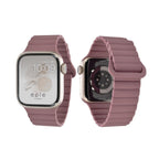 アップルウォッチ バンド 金属アレルギー  かわいい スポーツ apple watch シリコン 44mm ベルト 女性 マグネット 磁石  45mm 46mm 40mm 41mm 42mm 49mm ビジネス カジュアル | Apple Watch ベルト くすみ 大人かわいい 簡単 防水 りんご堂 ピンク 紫 