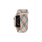 apple watch バンド 蒸れない かぶれにくい 通気性 肌に優しい 編み込み アップル ウォッチ カバー バンド ナイロン 伸縮性 金属アレルギー 腕時計ベルト 男女兼用 女性 男性 人気 ユニセックス スポーツ ジム りんご堂 ファブリックバンド グレー