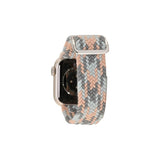 apple watch バンド 蒸れない かぶれにくい 通気性 肌に優しい 編み込み アップル ウォッチ カバー バンド ナイロン 伸縮性 金属アレルギー 腕時計ベルト 男女兼用 女性 男性 人気 ユニセックス スポーツ ジム りんご堂 ファブリックバンド グレー