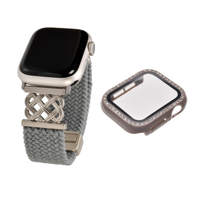 【ぴたっと可愛い】Apple Watch バンド ナイロン マグネット ｜ ファブリックタップ