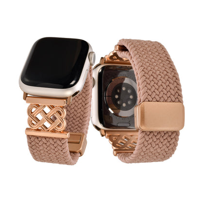 【ぴたっと可愛い】Apple Watch バンド ナイロン マグネット ｜ ファブリックタップ