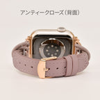 【くすみで可愛い】AppleWatch バンド レディース レザー 細め  @フィーネシングル