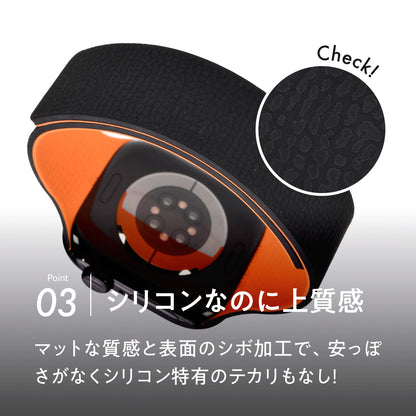 【シリーズ11・SE3・Ultra3対応】アップルウォッチ バンド シリコン メンズ  マグネット シリコンバンド  AppleWatchバンド アップルウォッチベルト ネオンカラー ネオン シリコンベルト ワンタッチ おしゃれ  apple watch series 10 9 ultra2 8 りんご堂 フィットバンド