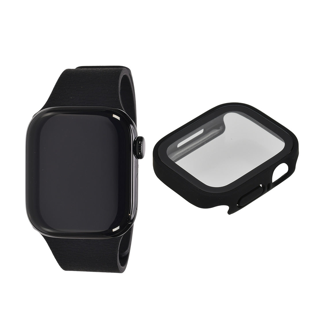 【シリーズ11・SE3・Ultra3対応】アップルウォッチ バンド シリコン メンズ  マグネット シリコンバンド  AppleWatchバンド アップルウォッチベルト ネオンカラー ネオン シリコンベルト ワンタッチ おしゃれ  apple watch series 10 9 ultra2 8 りんご堂 フィットバンド ブラック