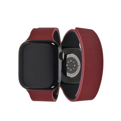 【シリーズ11・SE3・Ultra3対応】アップルウォッチ バンド シリコン メンズ  マグネット シリコンバンド  AppleWatchバンド アップルウォッチベルト ネオンカラー ネオン シリコンベルト ワンタッチ おしゃれ  apple watch series 10 9 ultra2 8 りんご堂 フィットバンド レッド 赤