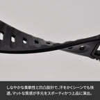 【シリーズ11・SE3・Ultra3対応】 アップルウォッチ バンド メンズ ベルト フッ素ゴム シリコン 高級 ウルトラ ハイクラス ブラック アクティブ アイウォッチ appleウォッチバンド  11 se3 10 9 ultra2 8 ultra se2 7 @ラギット FKM ラフ