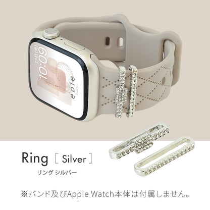 アップルウォッチ チャーム かわいい バンド アクセサリー AppleWatch ウルトラ 10 9 8 7 6 SE 5 4 3 2 1 おしゃれ ゴールド シルバー | アクセサリー チャーム