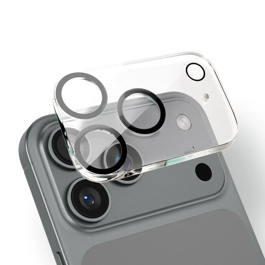 【透明感がすごい】 iPhone17用 カメラレンズ 保護 カバー | フルカバー