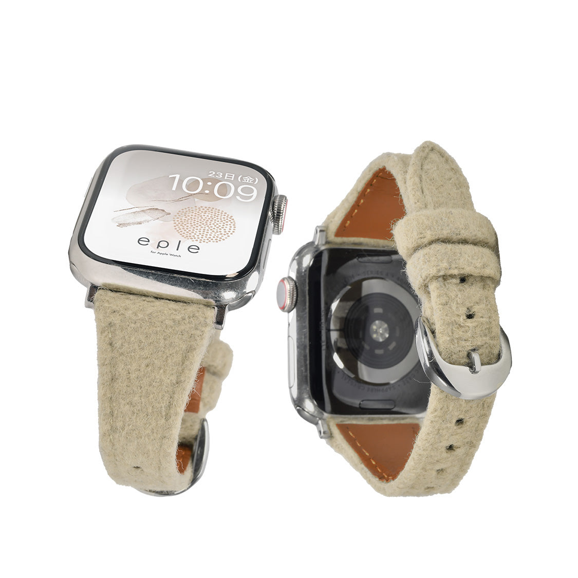 アップルウォッチバンドレザーレディース女性人気seベルトプライベートデート秋冬もこもこかわいいapplewatchseries1098SE第2世代ultra7SE6543対応38mm40mm41mm42mm44mm45mm46mmファーリー ベージュ