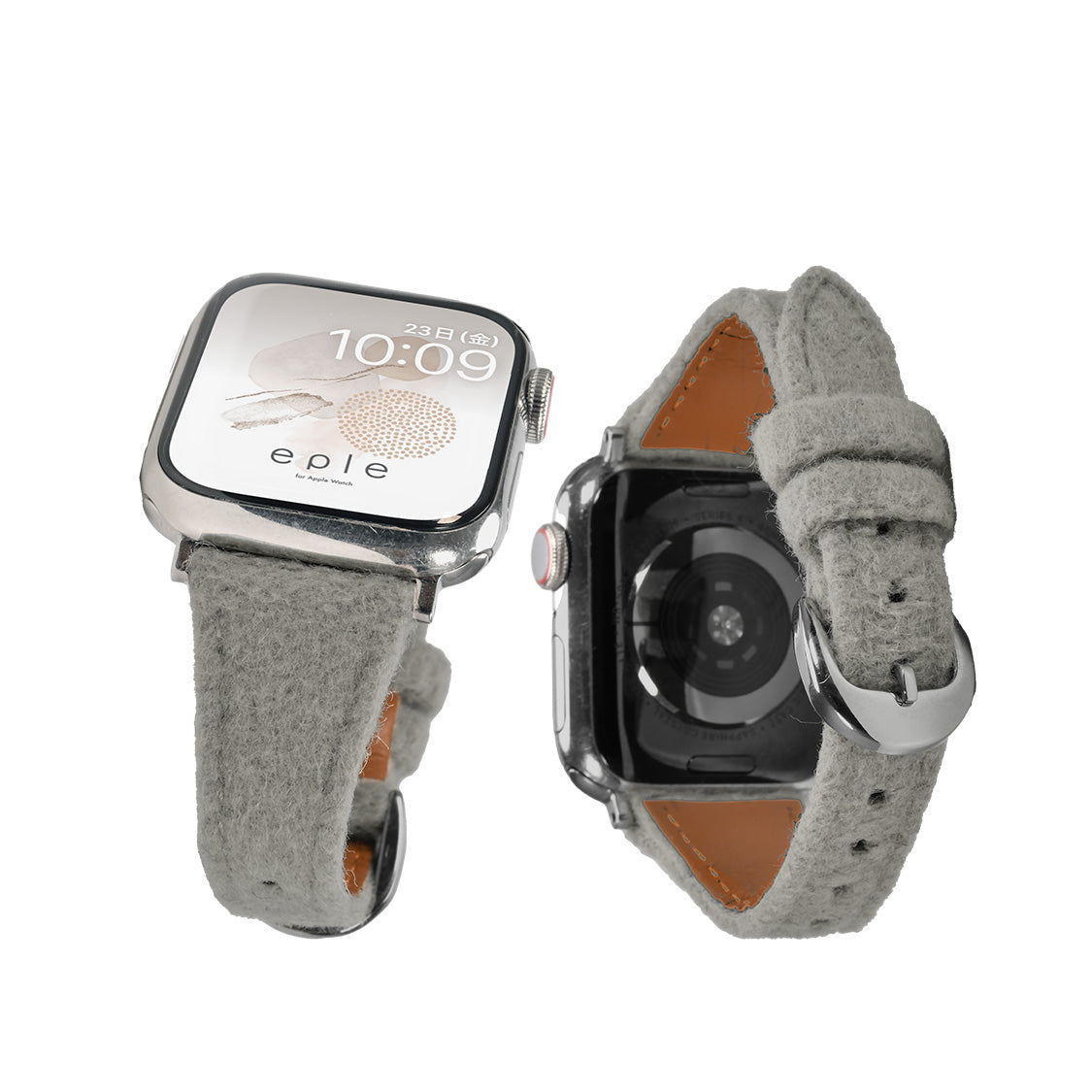 アップルウォッチバンドレザーレディース女性人気seベルトプライベートデート秋冬もこもこかわいいapplewatchseries1098SE第2世代ultra7SE6543対応38mm40mm41mm42mm44mm45mm46mmファーリー グレー
