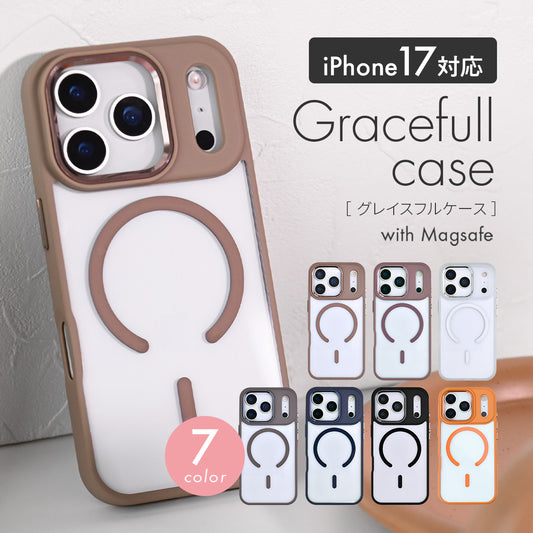 iPhone 17 17 Air 17 Pro 17 Pro Max  MagSafe 透明 おしゃれ 大人っぽ クリア 韓国  16 15 14 13 12 pro max plus | グレイスフルマグセーフ
